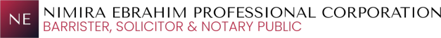 Nimira Ebrahim Professional Corporation - Barrister, Solicitor & Notary Public